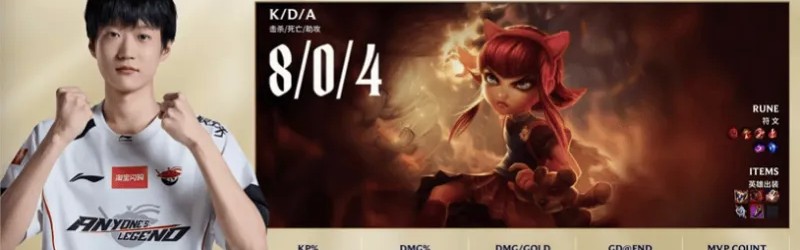 球王会官方网站-Shanks安妮打出8/0/4战绩，拿到AL对阵IG第四局比赛MVP